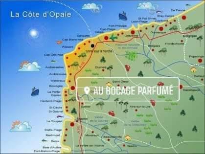 Au Bocage Parfume Gite La Cigaline Wirwignes Zimmer foto